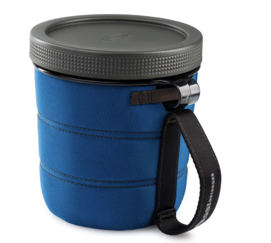 GSI fair share mug uses to rehydrate dried trail food