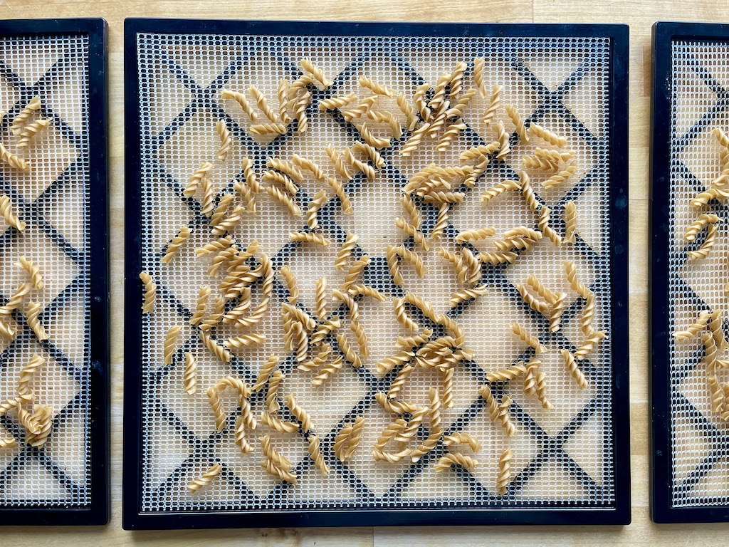 Dehydrated fussily pasta